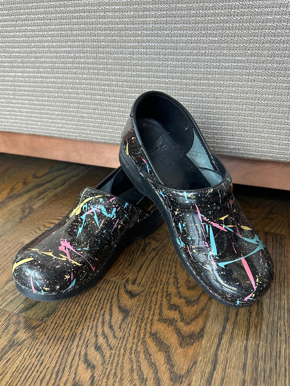 Paint Splatter Design Dansko Clogs
